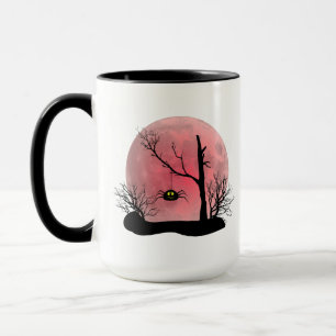 Beker met Halloween print Mok