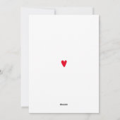Beker met Hartjes Valentijnsdag Feestdagenkaart (Achterkant)