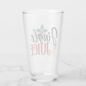 Beker met Jingle Juice Glas (Achterkant)