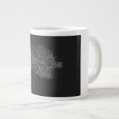 Beker met kaart grote koffiekop (Voorkant rechts)