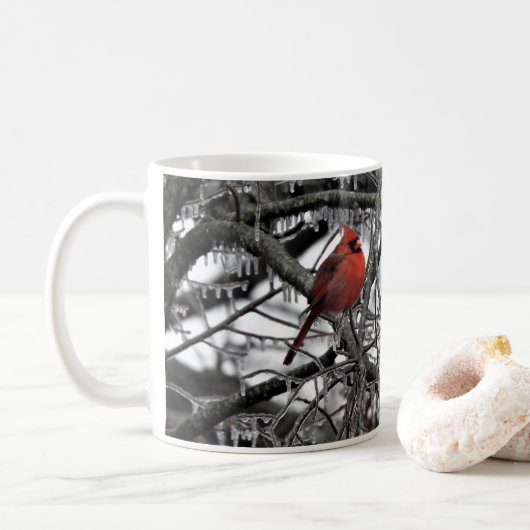 Beker met Kardinaal met Schrift Koffiemok (Met donut)