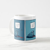 Beker met kikker en spin-comic koffiemok (Voorkant links)
