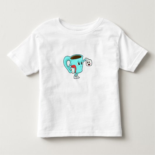 Beker met koffie.PNG Kinder Shirts (Voorkant)
