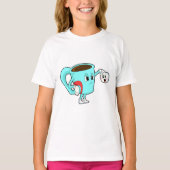 Beker met koffie.PNG T-shirt (Voorkant)