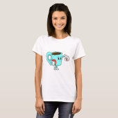 Beker met koffie.PNG T-shirt (Voorkant volledig)