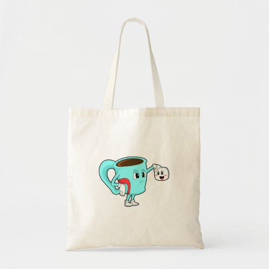 Beker met koffie.PNG Tote Bag (Voorkant)