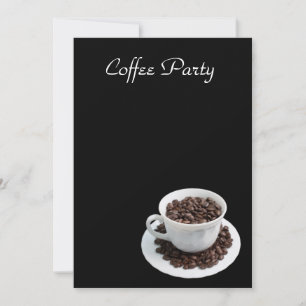 Beker met koffiebonen