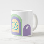Beker met letter grote koffiekop (Voorkant rechts)