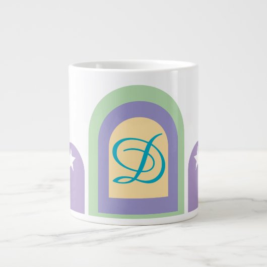 Beker met letter grote koffiekop (Voorkant)