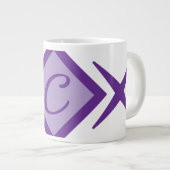 Beker met letter grote koffiekop (Voorkant rechts)