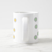 Beker met letterontwerp grote koffiekop (Achterkant)