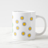 Beker met letterontwerp grote koffiekop (Rechts)