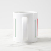 Beker met letterontwerp grote koffiekop (Achterkant)