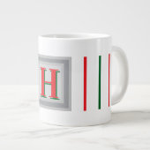 Beker met letterontwerp grote koffiekop (Voorkant rechts)