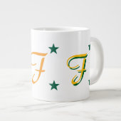 Beker met letterspecialiteit grote koffiekop (Voorkant rechts)