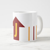 Beker met letterspecialiteit grote koffiekop (Voorkant rechts)