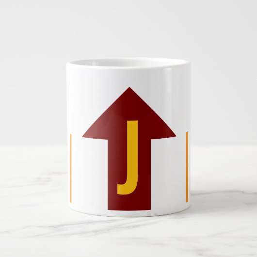 Beker met letterspecialiteit grote koffiekop (Voorkant)