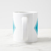 Beker met letterthema grote koffiekop (Achterkant)
