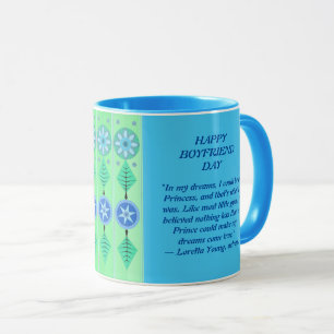Beker met leuke kunst voor be boyfriend dag mok