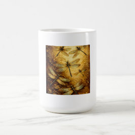 Beker met libelle  magische mok