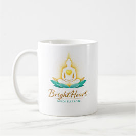 Beker met logo van Female Brightheart Meditation Koffiemok