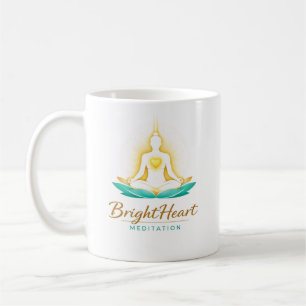 Beker met logo van Female Brightheart Meditation Koffiemok