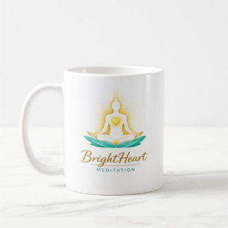 Beker met logo van Female Brightheart Meditation Koffiemok