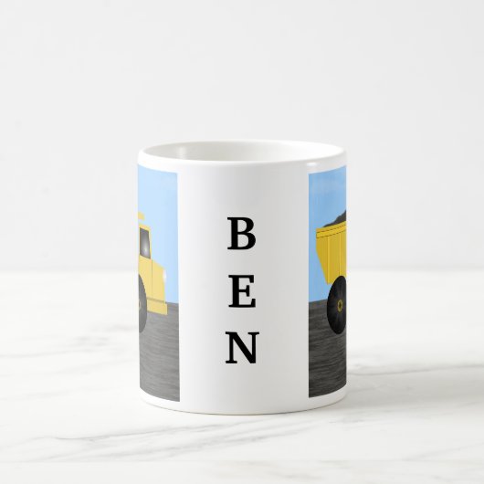 Beker met naam Ben Kiptruck Koffiemok (Center)