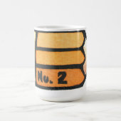 Beker met Nr. 2 Potlood door Ken swanson Koffiemok (Center)