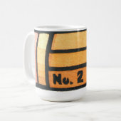 Beker met Nr. 2 Potlood door Ken swanson Koffiemok (Voorkant links)