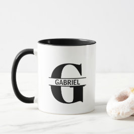 Beker met op maat gemaakte naamletter 'G' Mok