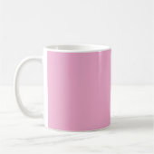 Beker met roze achtergrond koffiemok (Links)