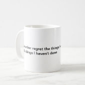 Beker met spijt koffiemok (Voorkant links)