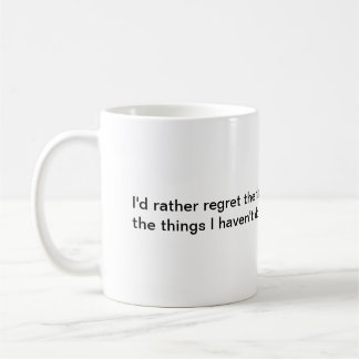 Beker met spijt koffiemok