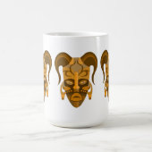 Beker met traditionele maskerkunst koffiemok (Center)
