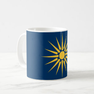 Beker met vlag van Macedonië, Griekenland Koffiemok