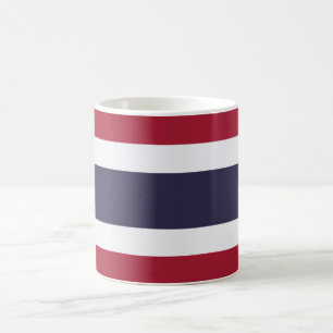 Beker met vlag van Thailand Koffiemok
