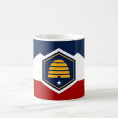 Beker met vlag van Utah, VS Koffiemok (Center)