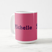 Beker Michelle Koffiemok (Voorkant links)