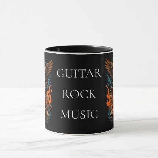 Beker Mok Gitaar Rockmuziek (Midden)