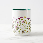 Beker, mok met bloemmotief. Uw favoriete mok (Center)