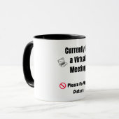 Beker 'Niet Storen' voor Collega's Mok (Voorkant links)