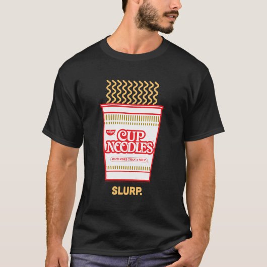 Beker noedels noedel slurp t-shirt (Voorkant)
