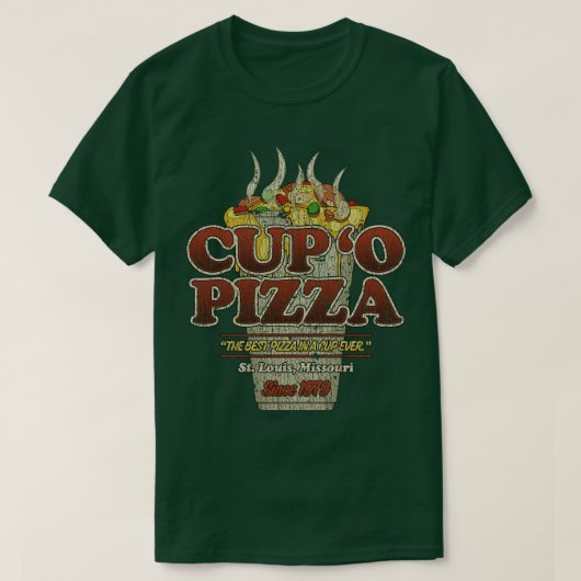 Beker o Pizza St Louis 1979 T-shirt (Design voorkant)