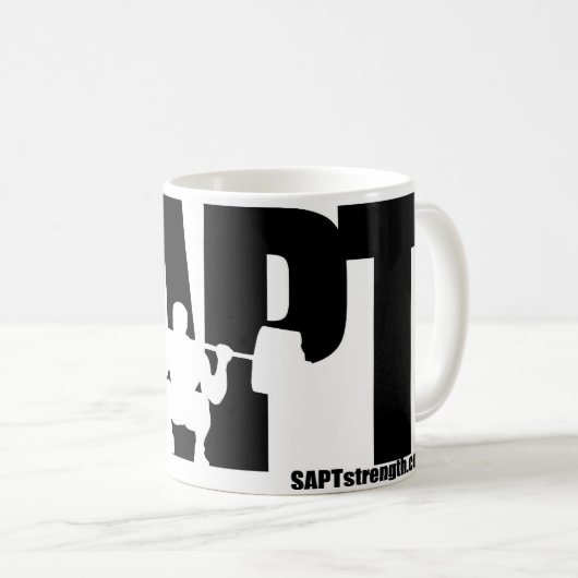 Beker-O-Sterkte Koffiemok (Voorkant rechts)