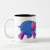 Beker Olifant Bewerkbaar Tweekleurige Koffiemok (Links)