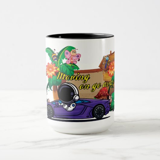 Beker om verder te gaan mok (Midden)
