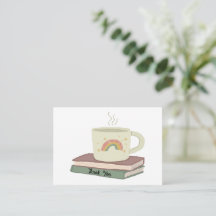 Beker op boek Dank je