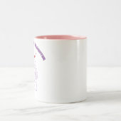 beker personaliseren tweekleurige koffiemok (Center)