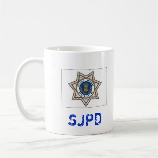 Beker politie van San Jose* Koffiemok (Links)